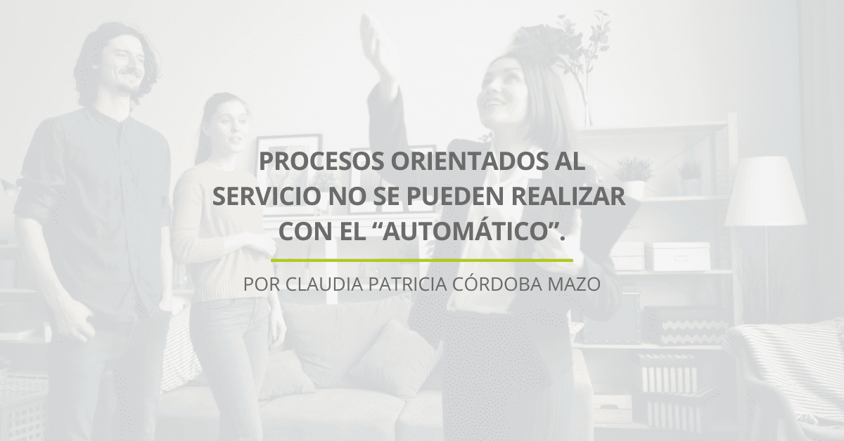 Procesos orientados al servicio no se pueden realizar con el "Automático"
